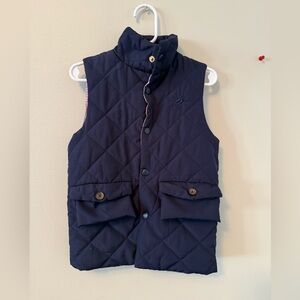 The Beaufort Bonnet Company Navy Quilted Kids Vest